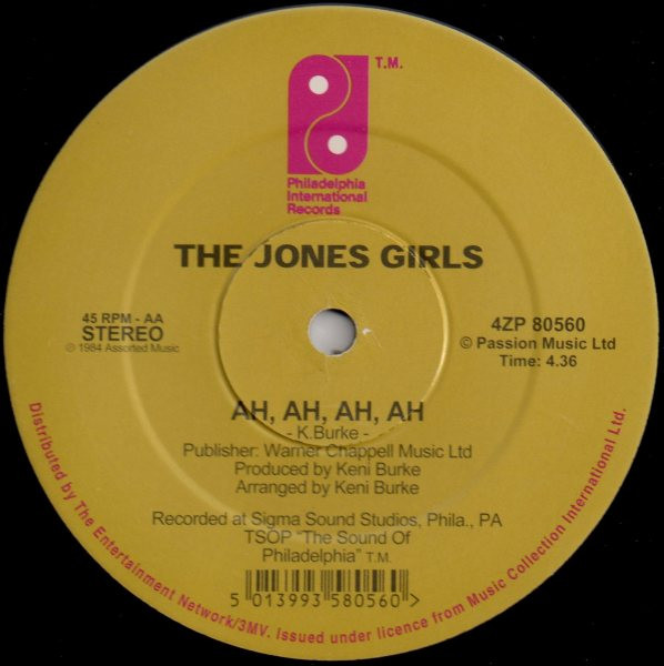 Futures, The / Jones Girls, The - Ain't Got Time Fa Nuthin' / Ah, Ah, Ah, Ah, Funk / Soul, Disco, Soul, Philadelphia Internat