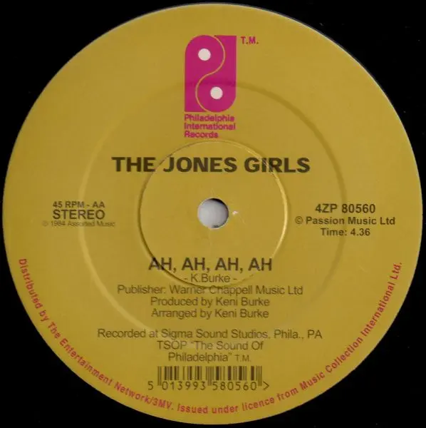 Futures, The / Jones Girls, The - Ain't Got Time Fa Nuthin' / Ah, Ah, Ah, Ah, Funk / Soul, Disco, Soul, Philadelphia Internat