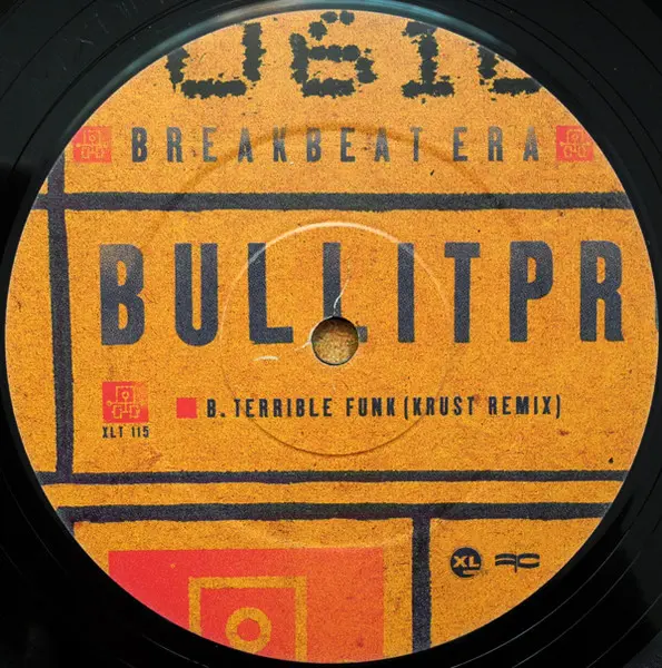 Breakbeat Era - Bullitproof, Electronic, Downtempo, Drum n Bass, UK Garage, 2000 - XL Recordings, UK, Vinyl 1x 12", 33 ⅓ RPM