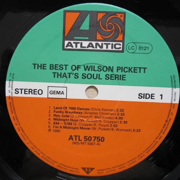 Album cover for The Best Of Wilson Pickett by Wilson Pickett