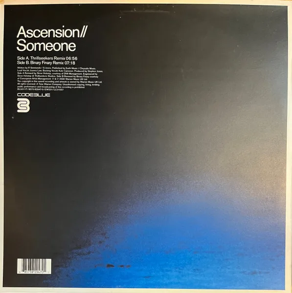 Album cover for Someone by Ascension