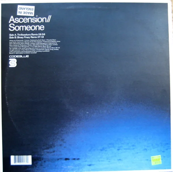 Album cover for Someone by Ascension