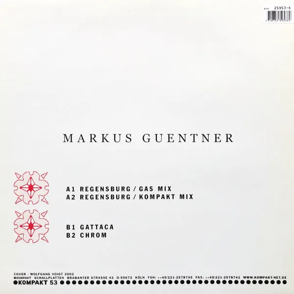 Album cover for Regensburg / Remix by Markus Guentner