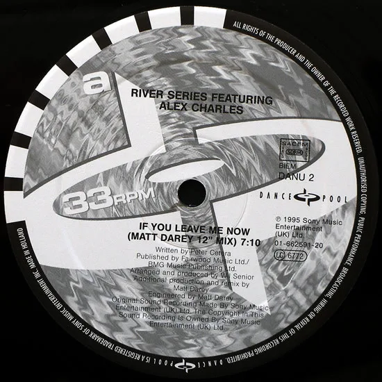 Album cover for If You Leave Me Now by River Series Featuring Alex Charles