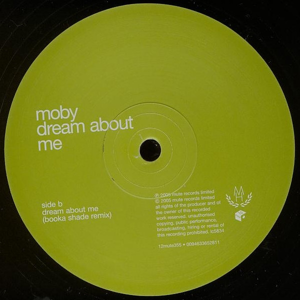 Moby - Dream About Me, Electronic, Electro, House, Trance, 2005 - Mute, UK, Vinyl 1x 12", 33 ⅓ RPM, Single