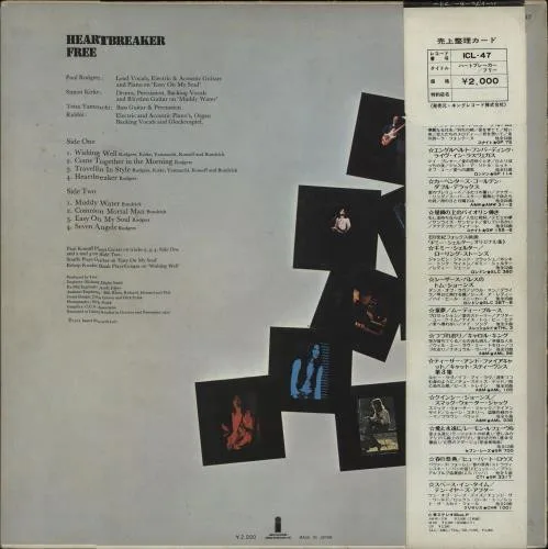 Album cover for Heartbreaker by Free