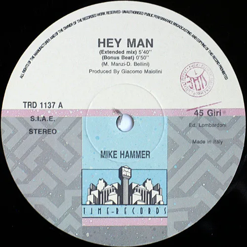 Album cover for Hey Man by Mike Hammer