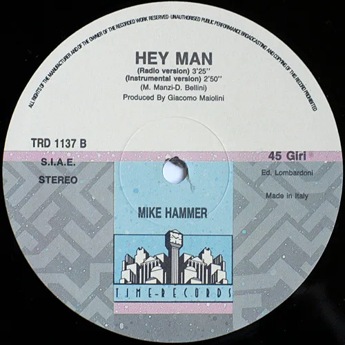 Album cover for Hey Man by Mike Hammer