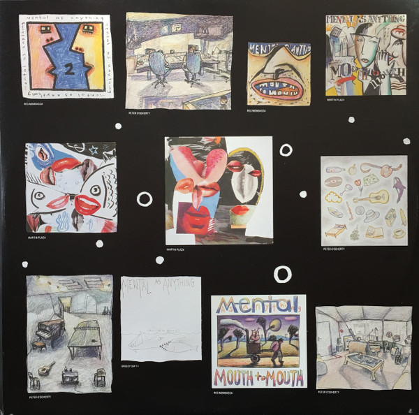 Mental As Anything - Mouth To Mouth, Rock, Alternative Rock, Pop Rock, 1987 - CBS, Australia, Vinyl 1x LP, Album