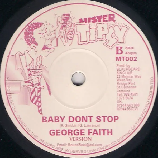 Johnny Clarke / George Faith - Time Is Short / Baby Don't Stop, Reggae, Dub, Reggae, Roots Reggae, 2001 - Mister Tipsy, UK, V