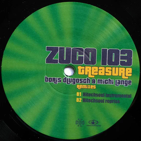 Album cover for Treasure (Boris Dlugosch & Michi Lange Remixes) by Zuco 103