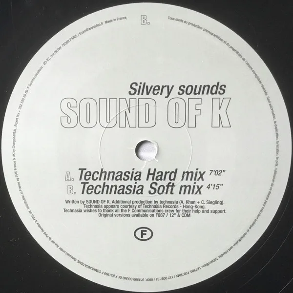Album cover for Silvery Sounds (Technasia Mixes) by Sound Of K