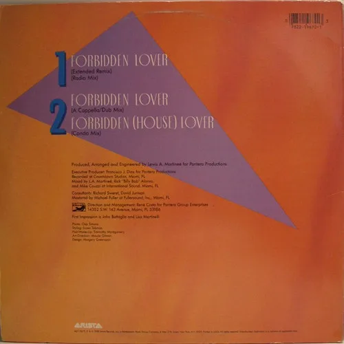 Album cover for Forbidden Lover by First Impression (3)