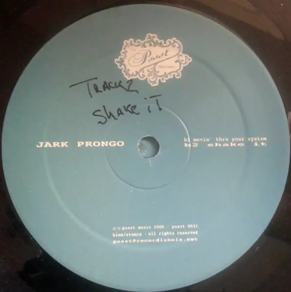 Jark Prongo - Thru Your System (Part 1 Of 4), Electronic, House, Progressive House, Techno, 2000 - Pssst Music, Netherlands, 