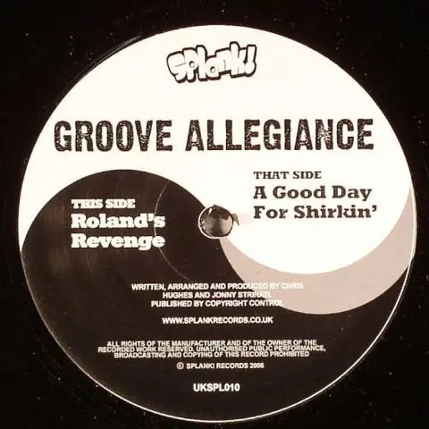 Groove Allegiance - Roland's Revenge / A Good Day For Shirkin', Electronic, Breaks, 2006 - Splank! Records, UK, Vinyl 1x 12"