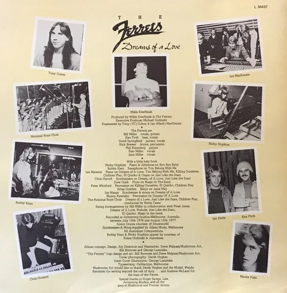 Album cover for Dreams Of A Love by Ferrets, The