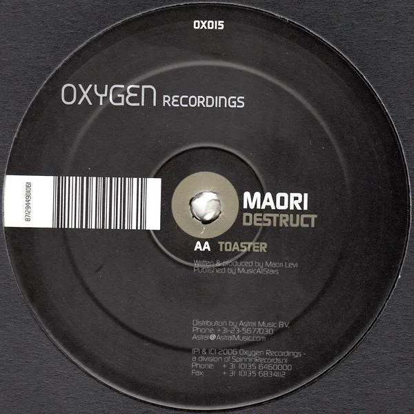 Album cover for Destruct / Toaster by Maori