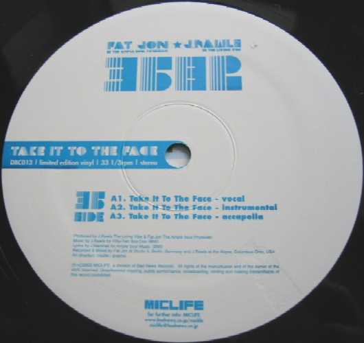 Album cover for Take It To The Face by 3582