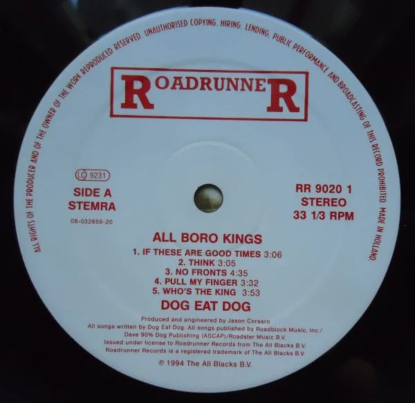 Album cover for All Boro Kings by Dog Eat Dog