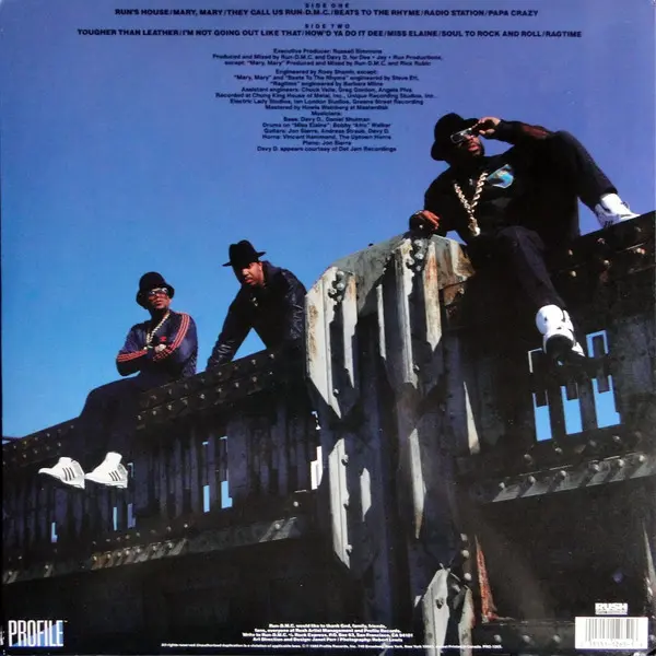 Run-DMC - Tougher Than Leather, Hip Hop, 1988 - Profile Records, US, Vinyl 1x LP, Album