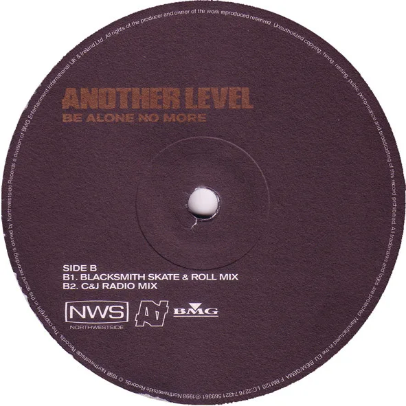 Album cover for Be Alone No More by Another Level