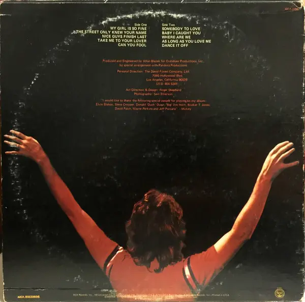 Album cover for As Long As You Love Me by Mickey Thomas