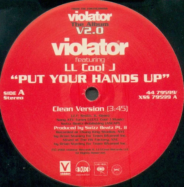 Album cover for Put Your Hands Up by Violator (3) Featuring LL Cool J