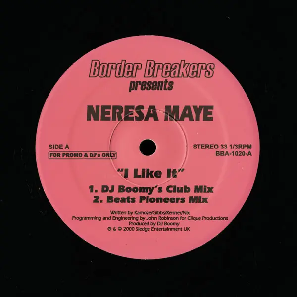 Various - Border Breakers Presents, Hip Hop, RnB/Swing, 2000 - Border Breakers (2), Japan, Vinyl 1x 12", 33 ⅓ RPM, Promo