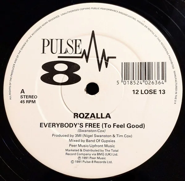 Album cover for Everybody's Free (To Feel Good) by Rozalla