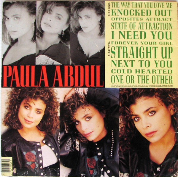 Paula Abdul - Forever Your Girl, Electronic, Funk / Soul, Pop, Contemporary R&B, Dance-pop, New Jack Swing, 1988 - Virgin, US