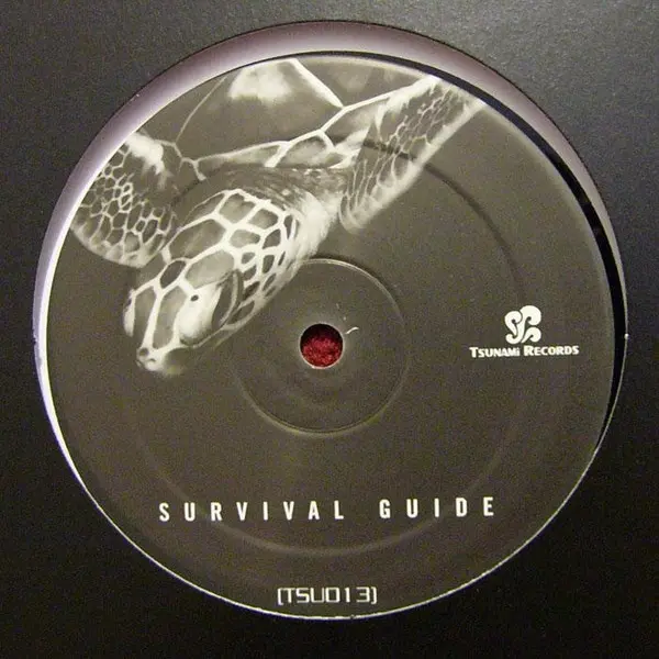 Various - Survival Guide, Electronic, Techno, 2007 - Tsunami Records, Spain, Vinyl 1x 12", 45 RPM