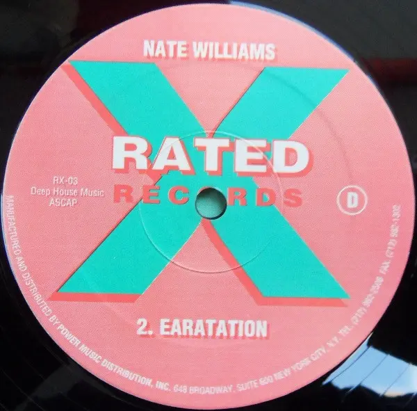 Nate Williams - Count Your Steps, Electronic, House, 1995 - Rated X Records, US, Vinyl 2x 12"