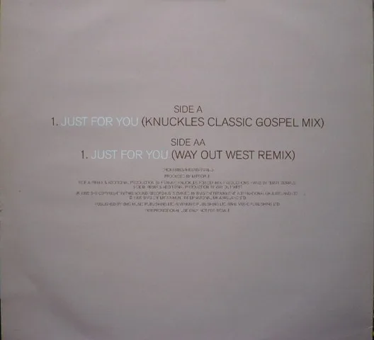 Album cover for Just For You (The Knuckles + Way Out West Mixes) by M People