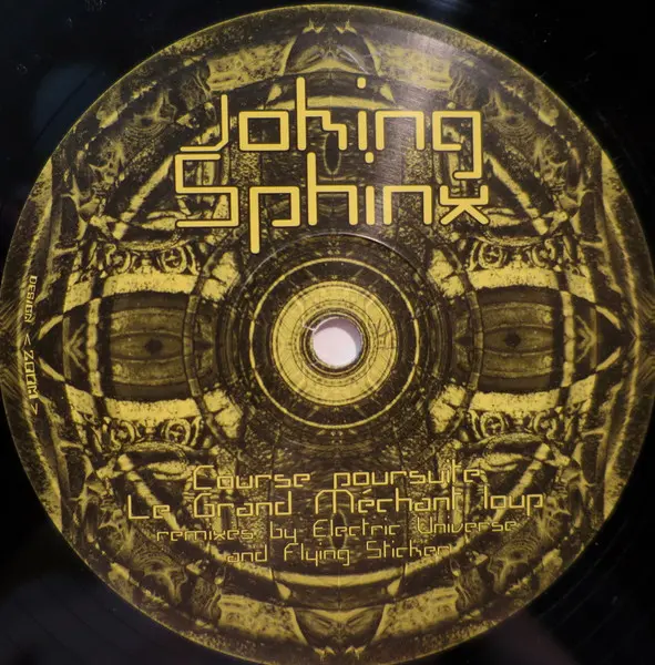 Joking Sphinx - Course Poursuite / Le Grand Méchant Loup (Remixes) - 1997 - Goa Trance - POF Music - Vinyl 1x 12", 45 RPM