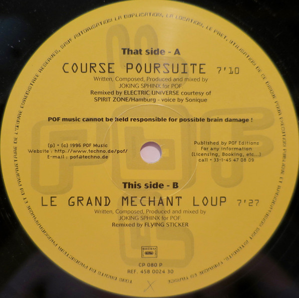 Course Poursuite / Le Grand Méchant Loup (Remixes)