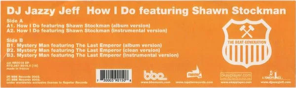 Album cover for How I Do by DJ Jazzy Jeff Featuring Shawn Stockman