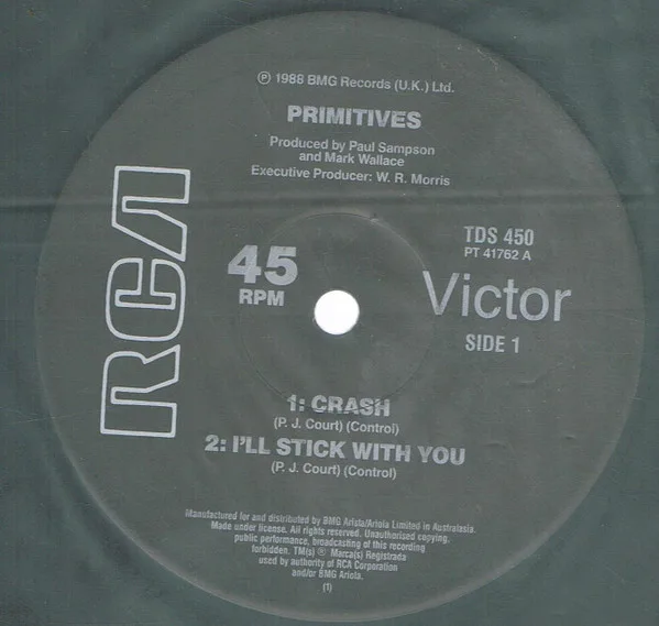 Album cover for Crash by Primitives, The