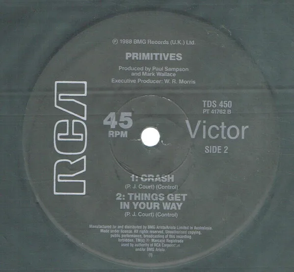 Album cover for Crash by Primitives, The