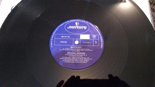 Album cover for Boys Cry by Original Mirrors