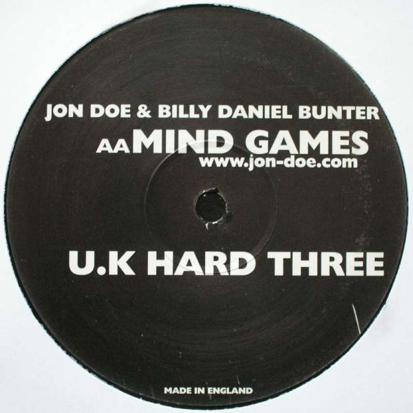 Billy Daniel Bunter & Jon Doe - Feel So Good / Mind Games, Electronic, Hard House, Hard Trance, 2001 - UK Hard, UK, Vinyl 1x 