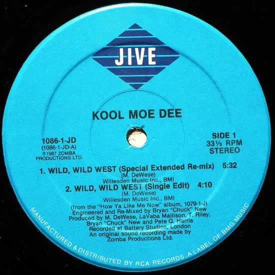 Album cover for Wild, Wild West by Kool Moe Dee