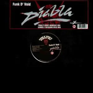 Funk D'Void - Diabla, Electronic, Techno, Tribal, 2001 - Soma Quality Recordings, UK, Vinyl 1x 12", 45 RPM