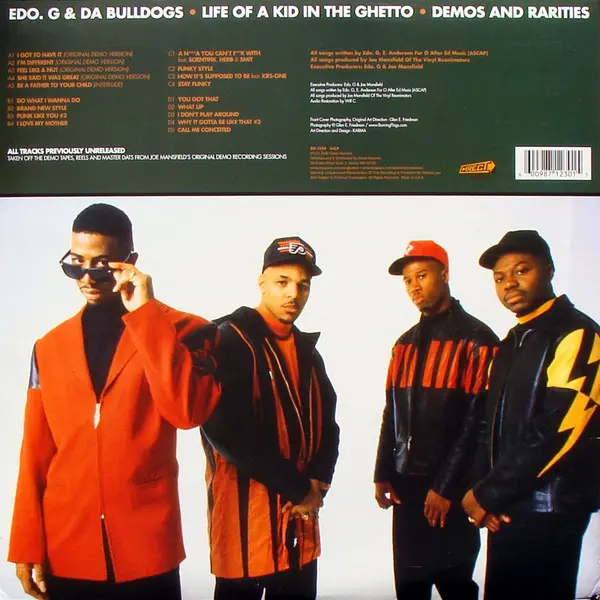 Ed O.G & Da Bulldogs - Life Of A Kid In The Ghetto - Demos And Rarities, Hip Hop, 2008 - Direct Records, US, Vinyl 2x LP, Com