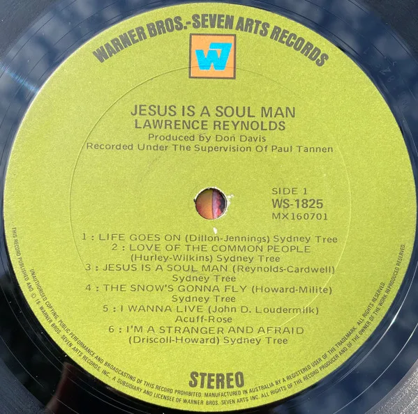 Album cover for Jesus Is A Soul Man by Lawrence Reynolds