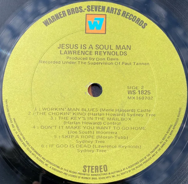 Album cover for Jesus Is A Soul Man by Lawrence Reynolds