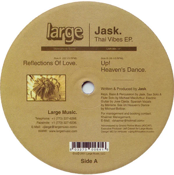 Album cover for Thai Vibes EP by Jask