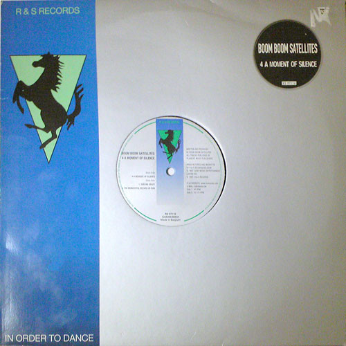 Boom Boom Satellites - 4 A Moment Of Silence, Electronic, Breakbeat, Techno, 1997 - R & S Records, Belgium, Vinyl 1x 12", 33 