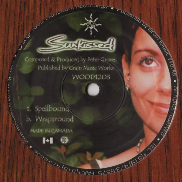 Sunkissed - Spellbound / Wraparound, Electronic, Tech House, 1998 - Woodwork Recordings, Canada, Vinyl 1x 12"