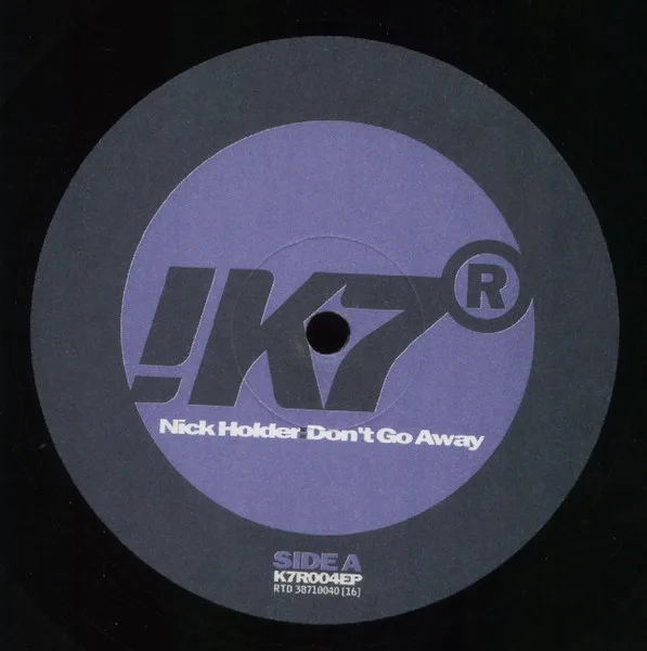 Album cover for Don't Go Away by Nick Holder