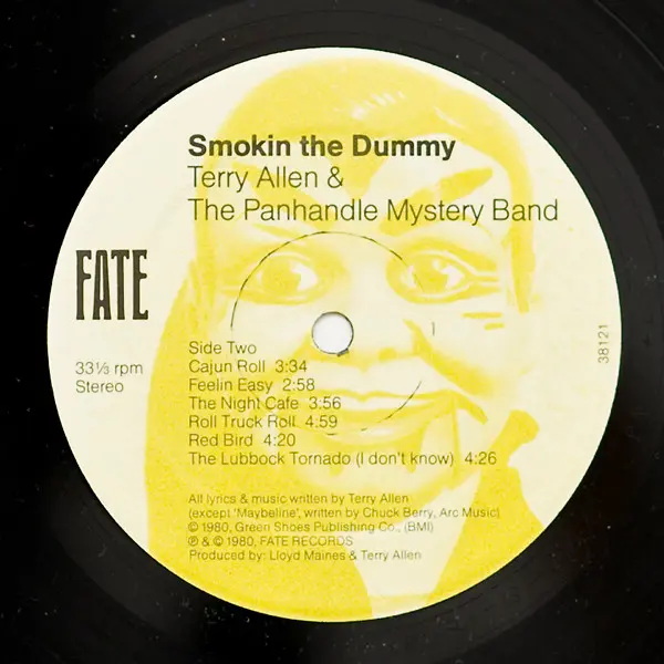 Terry Allen & The Panhandle Mystery Band - Smokin' The Dummy, Folk, World, & Country, Rock, Country, Country Rock, Folk Rock,